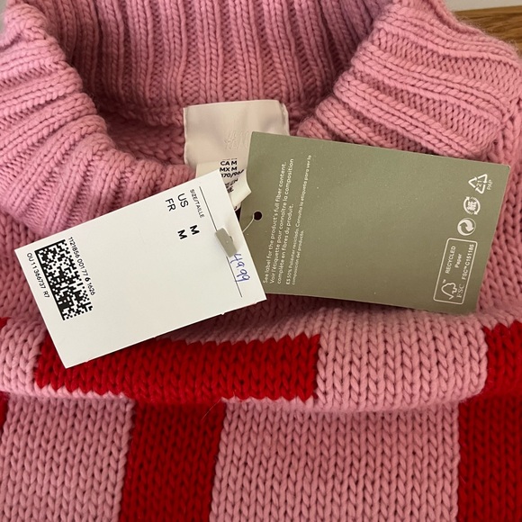 NWT H&M M Colorful Christmas Sweater - Picture 5 of 6